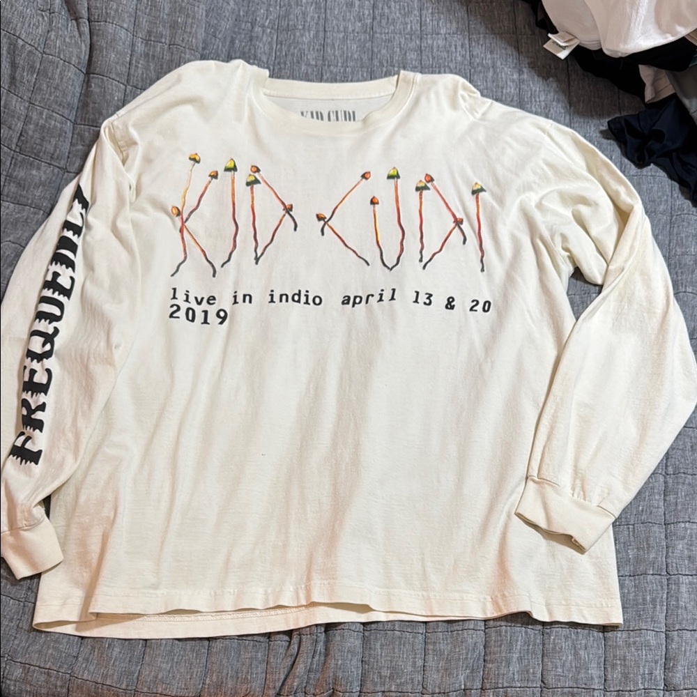 Kid Cudi x cactus plant flea market Coachella 2019 longsleeve